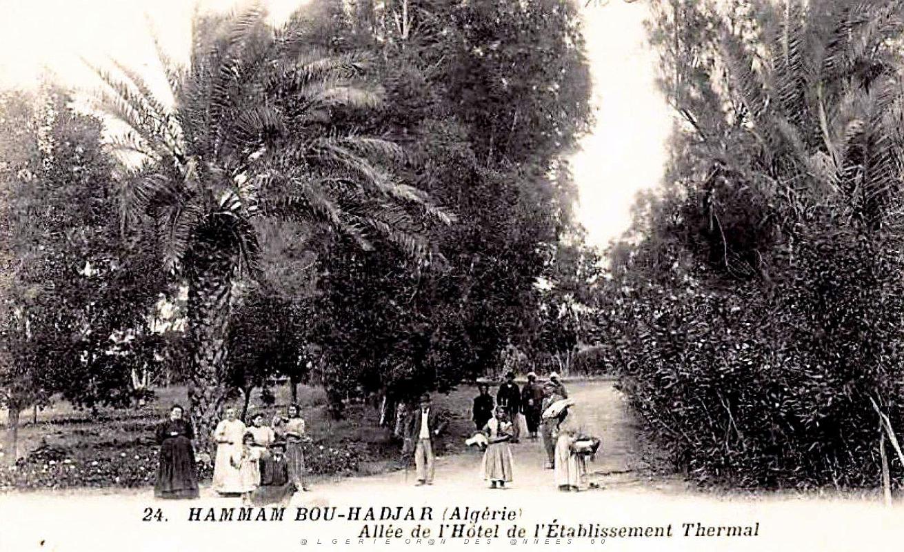 2164- Hammam-Bou-Hadjar - Etablissement Thermal - Hotel et Allee.jpg